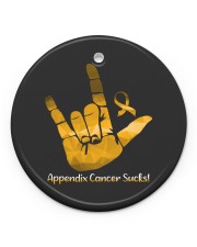 Appendix Cancer Circle Ornament (Porcelain) tile