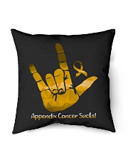 Appendix Cancer Indoor Pillow tile