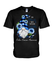 Colon Cancer V-Neck T-Shirt tile