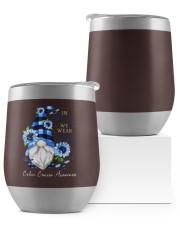 Colon Cancer Wine Tumbler tile