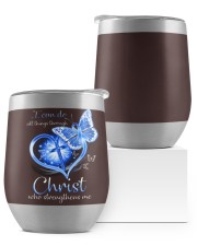 Colon Cancer Wine Tumbler tile