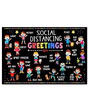 Social Distancing Greetings 24x16 Poster front