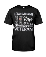 Long Suffering Wife Grumpy Old Veteran Premium Fit Mens Tee thumbnail