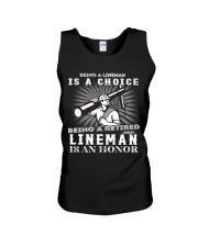Being A Retired Lineman Unisex Tank thumbnail