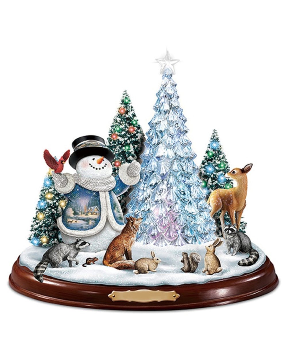 Christmas Tree Rotating Stickers Train Christmas Decoration Christmas Gifts template