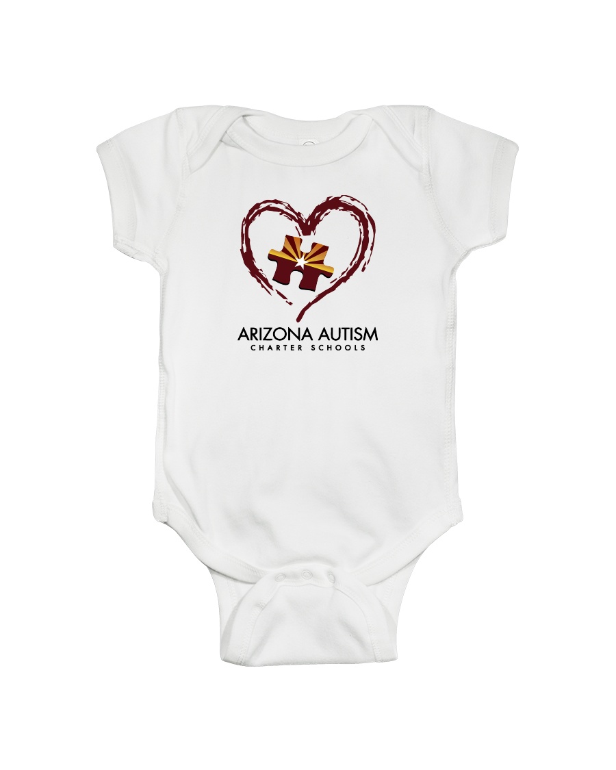 AZACS - Heart 1 Onesie