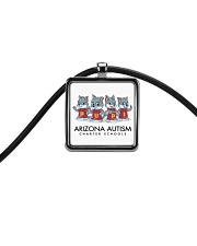 AZACS - Wolf Pack Pups 1 Cord Rectangle Necklace thumbnail