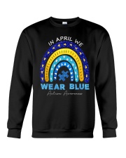 In April We Wear Blue Crewneck Sweatshirt tile