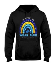 In April We Wear Blue Hooded Sweatshirt tile
