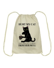 Hurt My Cat Drawstring Bag tile