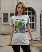 Touch My Golden Coins Patrick's Day Classic T-Shirt apparel-classic-tshirt-lifestyle-19