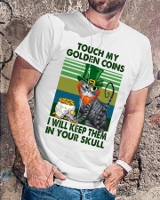 Touch My Golden Coins Patrick's Day Classic T-Shirt lifestyle-mens-crewneck-front-4