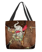 All I Want For Christmas Leather Pattern Print All-over Tote front