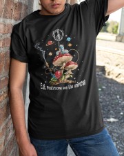 Eat Mushrooms See The Universe Classic T-Shirt apparel-classic-tshirt-lifestyle-27