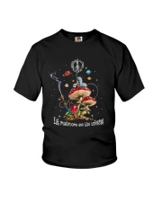 Eat Mushrooms See The Universe Youth T-Shirt tile