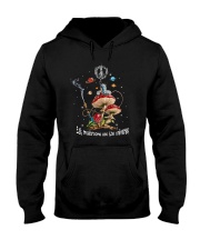 Eat Mushrooms See The Universe Hooded Sweatshirt tile