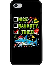 Naughty Nice I Tried Phone Case tile