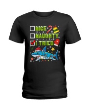 Naughty Nice I Tried Ladies T-Shirt tile