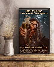 Here's to cheating 11x17 Poster lifestyle-poster-3