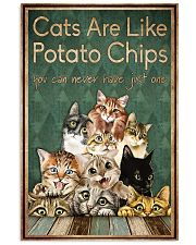 Cats are like potato chips 11x17 Poster front