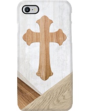 Faith Faux Wood Print Phone Case i-phone-8-case