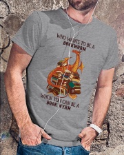 Who wants to be a bookworm Classic T-Shirt lifestyle-mens-crewneck-front-4