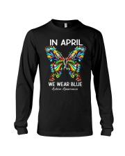 In April We Wear Blue Long Sleeve Tee tile