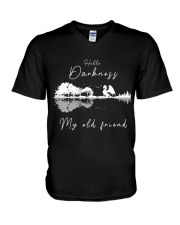 Hello Darkness V-Neck T-Shirt tile