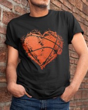 Basketball Heart Valentine Classic T-Shirt apparel-classic-tshirt-lifestyle-26