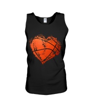 Basketball Heart Valentine Unisex Tank tile