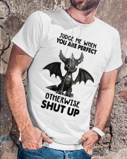 Judge Me When You Are Perfect Classic T-Shirt lifestyle-mens-crewneck-front-4