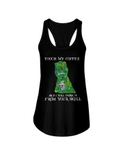 Touch My Coffee Ladies Flowy Tank tile