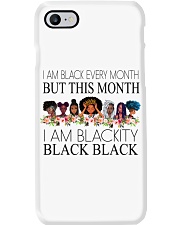 I am black Phone Case tile