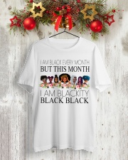 I am black Classic T-Shirt lifestyle-holiday-crewneck-front-2