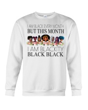 I am black Crewneck Sweatshirt tile