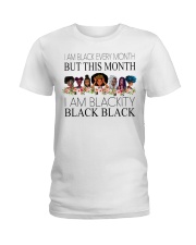 I am black Ladies T-Shirt tile