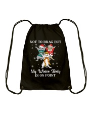 Not To Brag Drawstring Bag tile