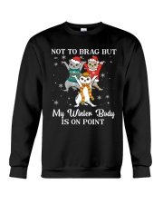 Not To Brag Crewneck Sweatshirt front