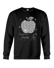 Teacher Life Pattern Print Crewneck Sweatshirt tile