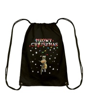 Meowy Christmas Drawstring Bag tile