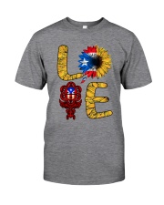 Love Sunflower Flag Classic T-Shirt front