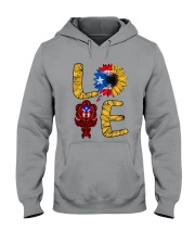 Love Sunflower Flag Hooded Sweatshirt tile