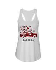 Let It Be Ladies Flowy Tank tile