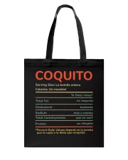 Coquito Funny Facts Retro Tote Bag tile