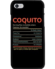 Coquito Funny Facts Retro Phone Case tile