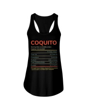 Coquito Funny Facts Retro Ladies Flowy Tank tile