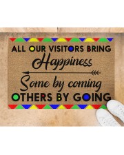 All Our Visitors coir pattern print Doormat 22.5" x 15" aos-doormat-22-5x15-lifestyle-front-05