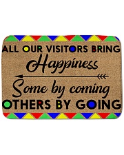 All Our Visitors coir pattern print Bath Mat tile