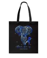 Never Give Up Tote Bag tile