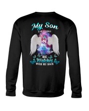 My son is my angel Crewneck Sweatshirt tile